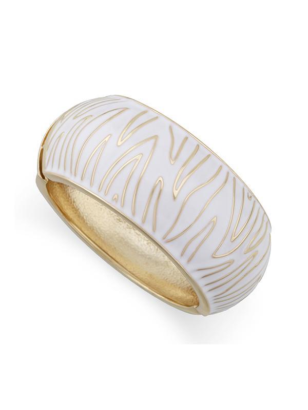 Geometric Zebra-Stripe Bracelet Accessories Product Image