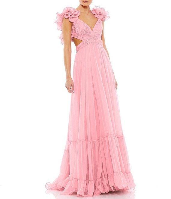 Womens Ieena Cutout Chiffon Gown Product Image