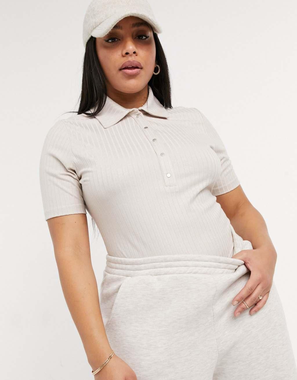 ASOS 4505 Curve polo bodysuit Product Image