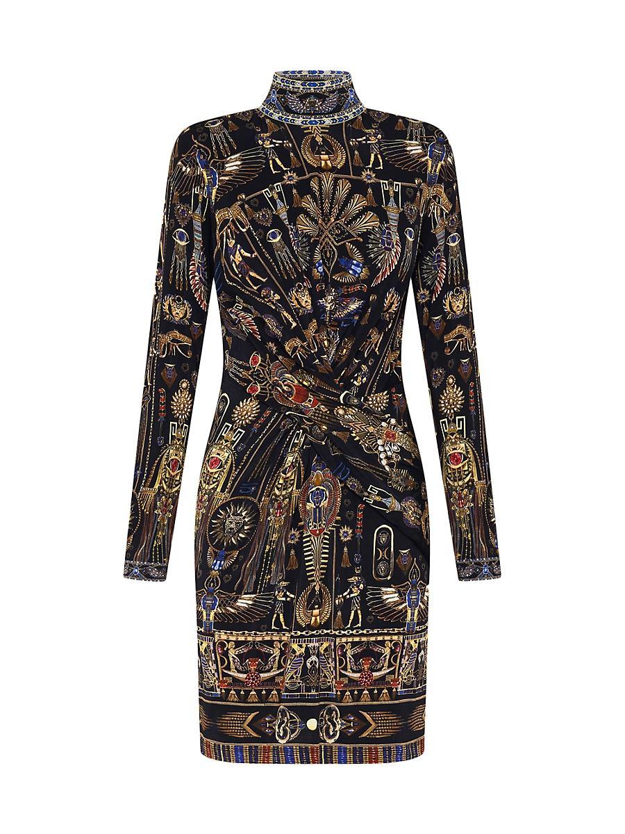 Womens Cross-Front Minidress Product Image