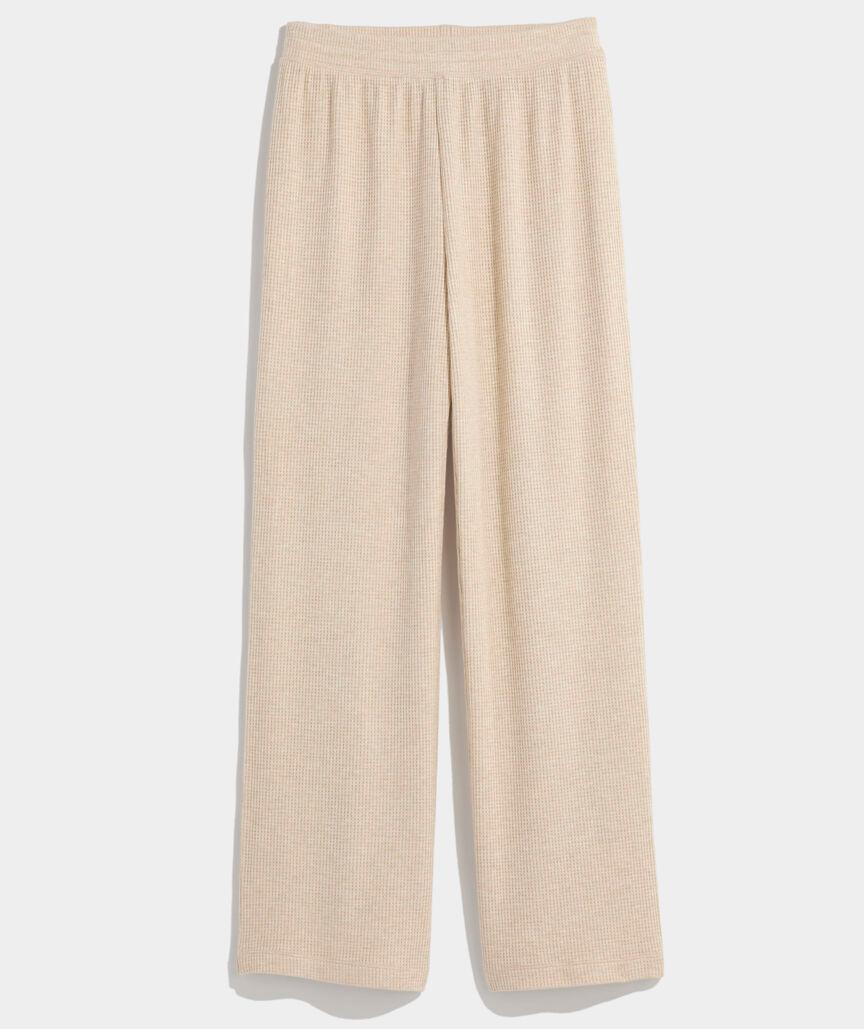 Dreamcloth® Waffle Wide Leg Pants Product Image