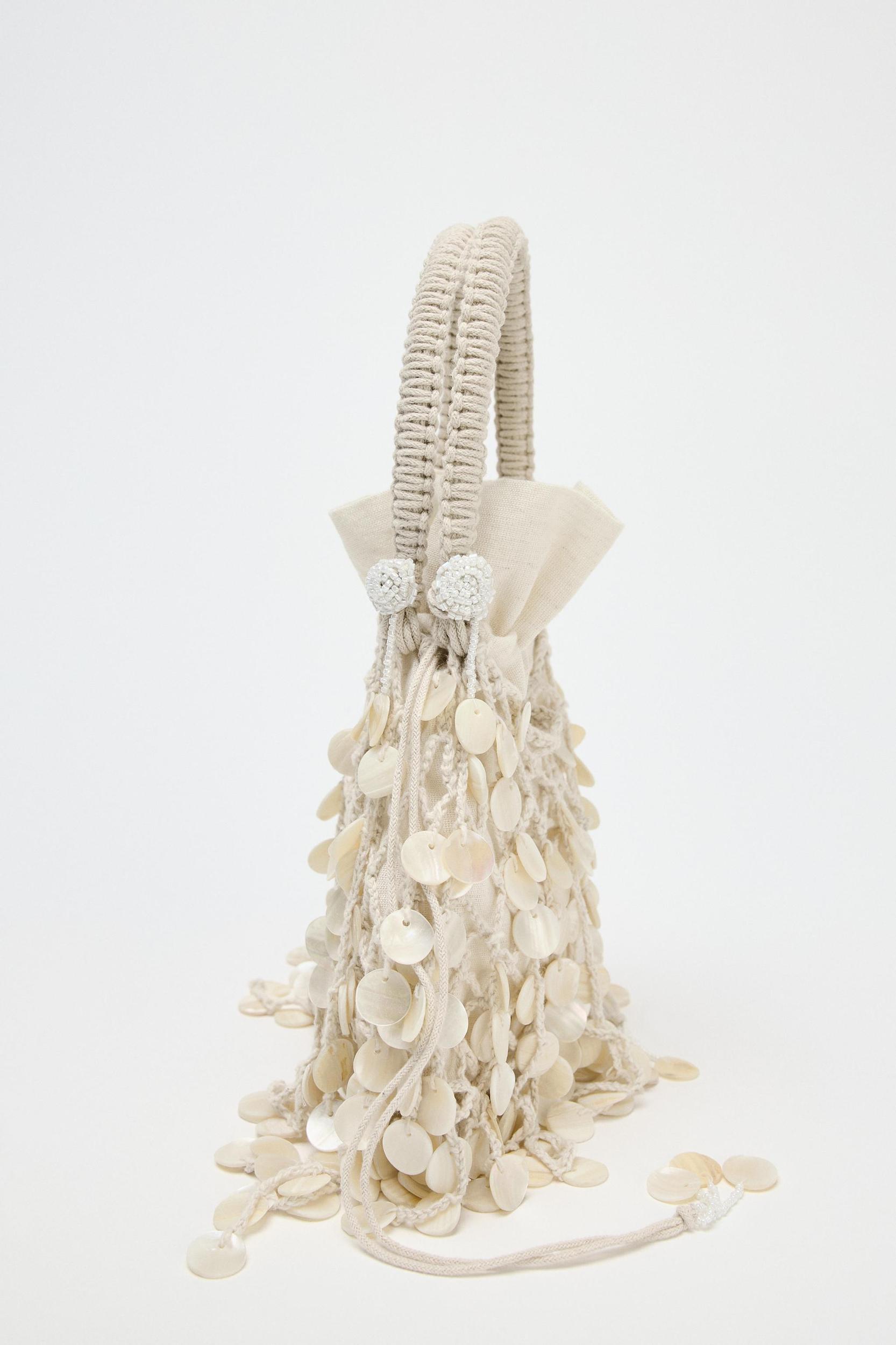 PEARLESCENT APPLIQUÉ BAG Product Image