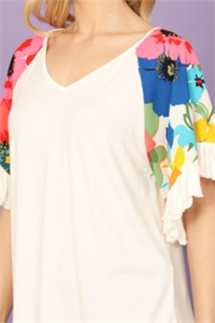 Fancy Sleeve Perfect Tee Product Image