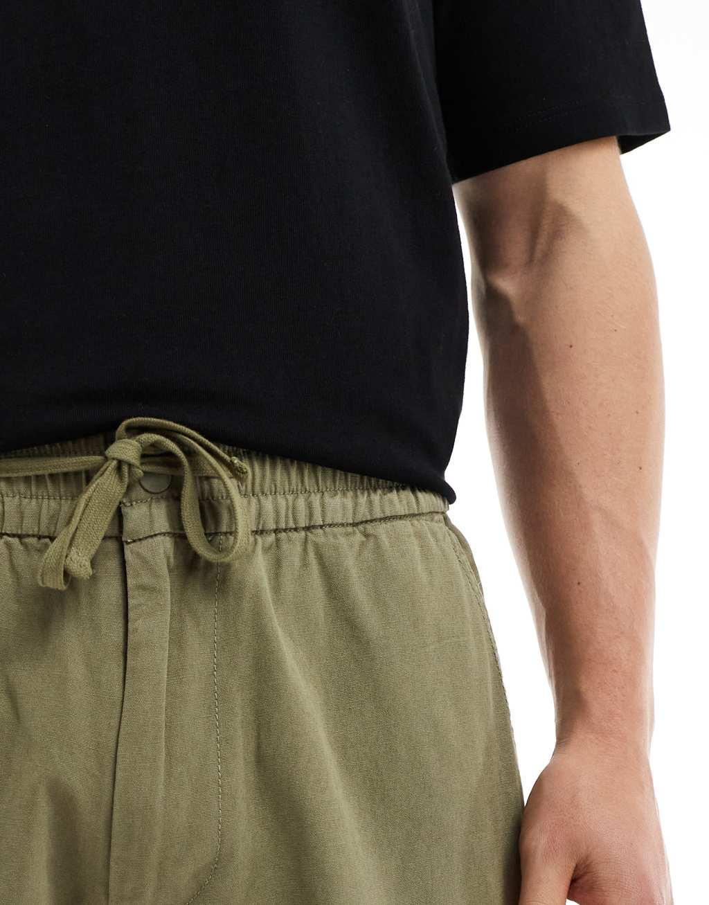 Scalpers icon gannet cargo pants in khaki Product Image