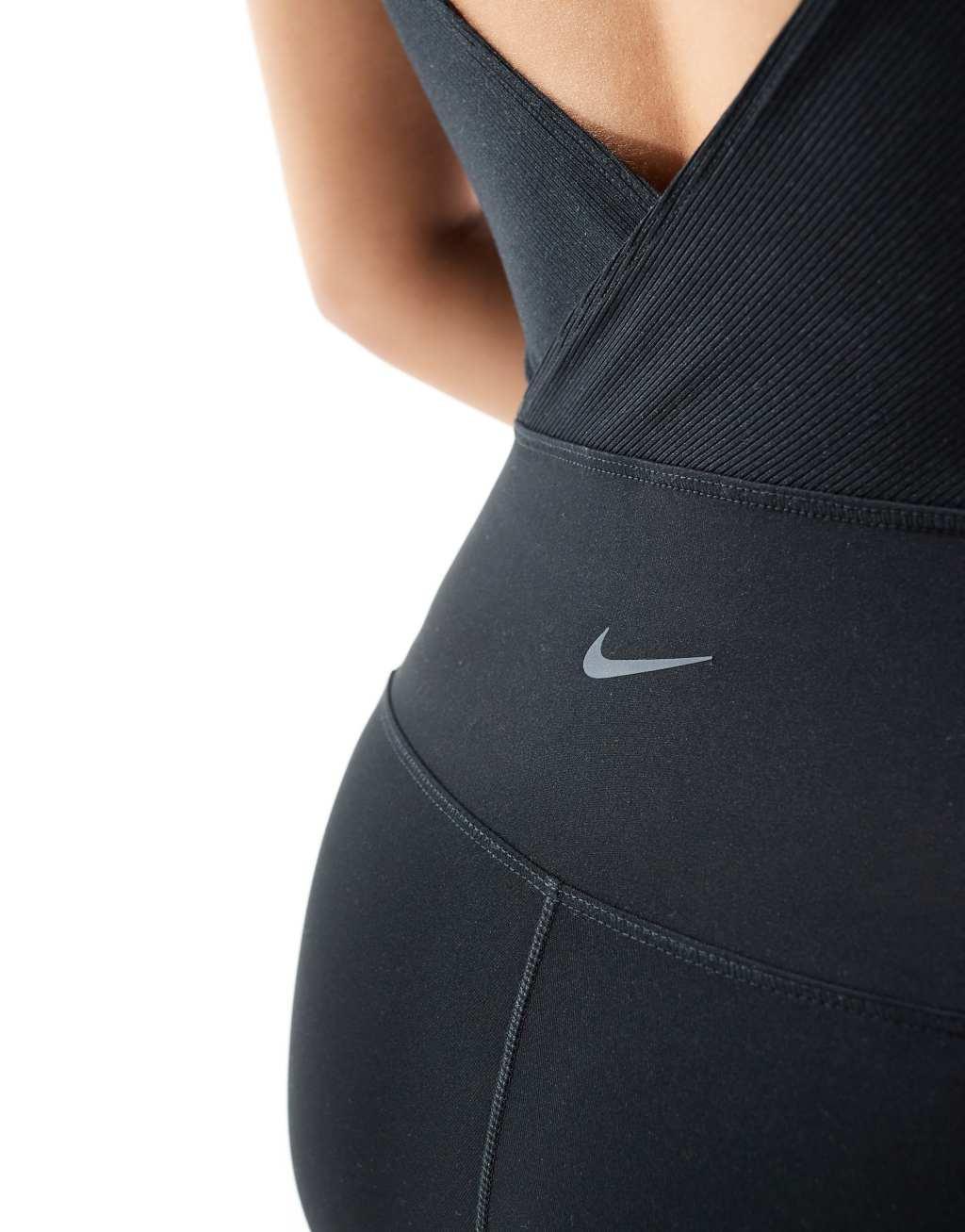 Nike Training One bodysuit in black Product Image