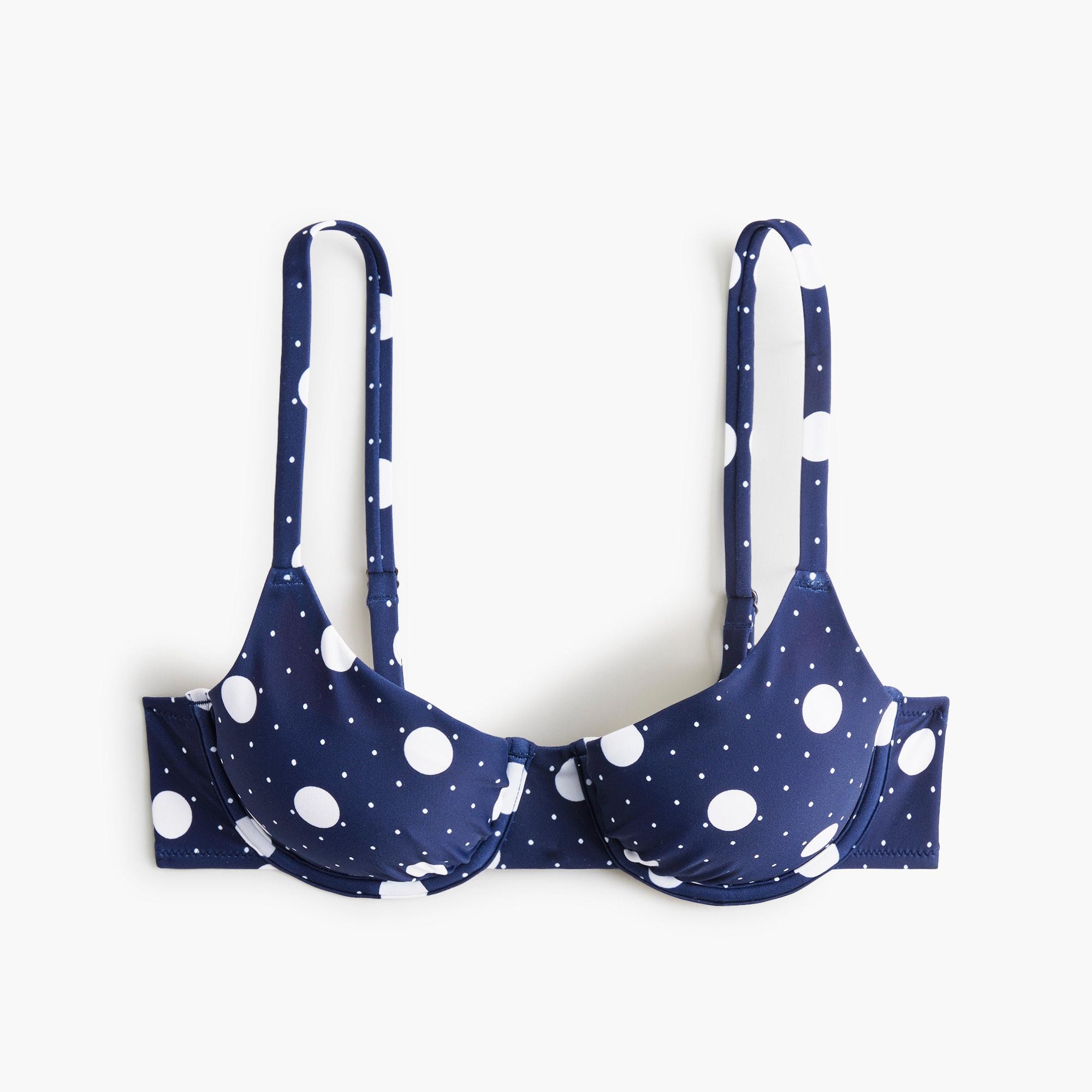Printed underwire bikini top Product Image