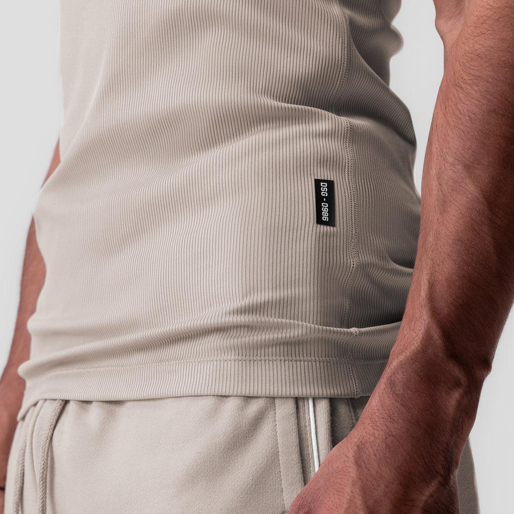 0986. Creora® Tech Ribbed Tank - Chai Product Image