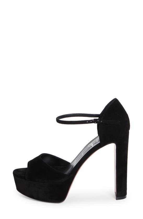 CHRISTIAN LOUBOUTIN Sandaloo Peep-toe Sandal In Black Product Image