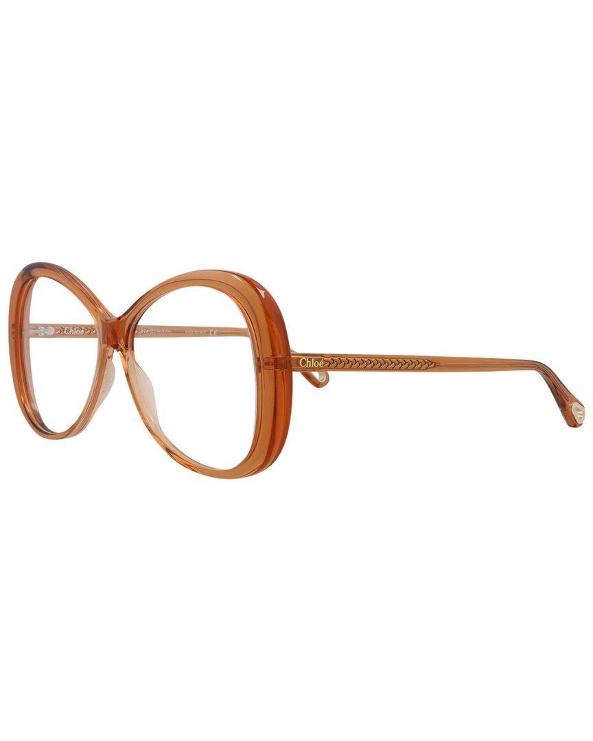 CHLOÉ Women's Ch0011o 56mm Optical Frames In Orange Product Image