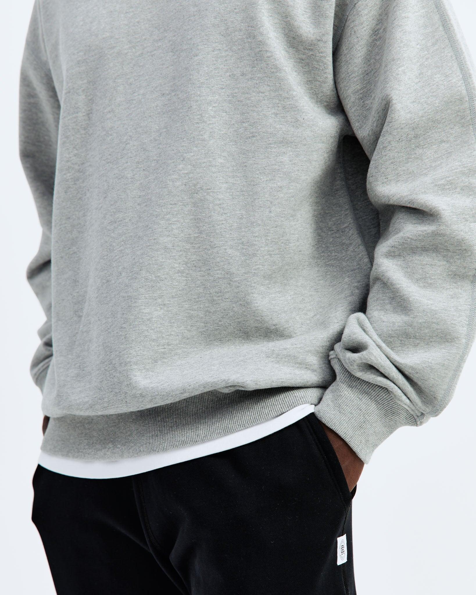 Midweight Terry Relaxed Crewneck - Vault Male Product Image