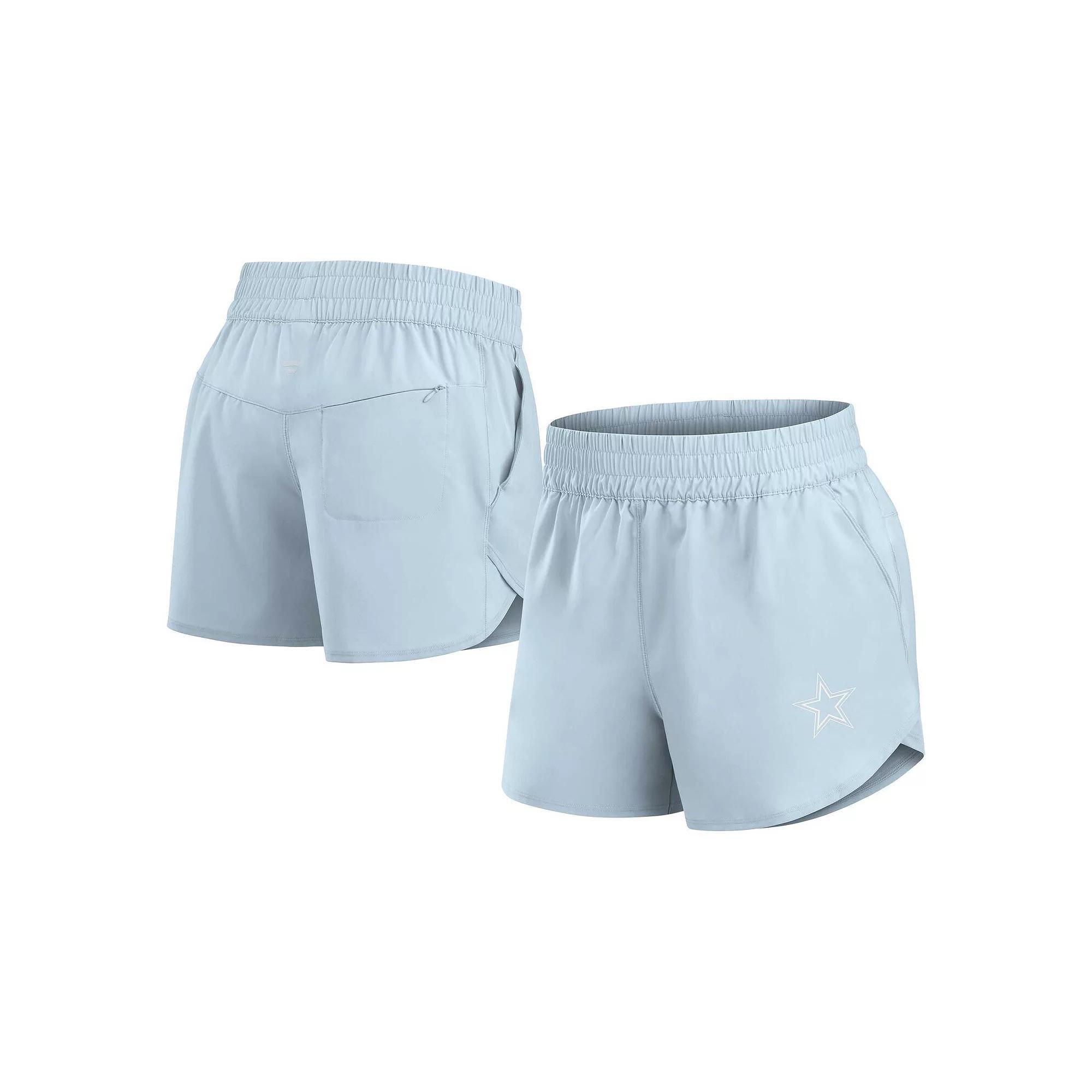 Women's Fanatics Gray Dallas Cowboys Front Office Woven Shorts,  Product Image