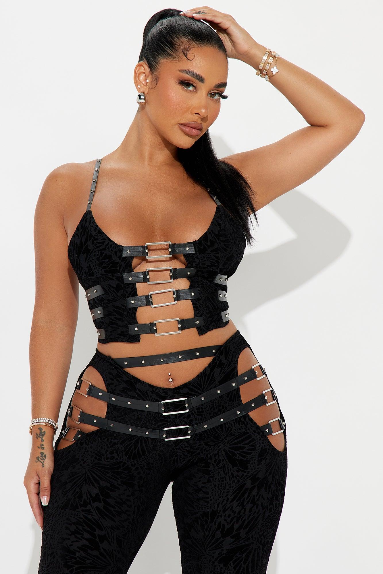 Don't Call Me Pant Set - Black Product Image