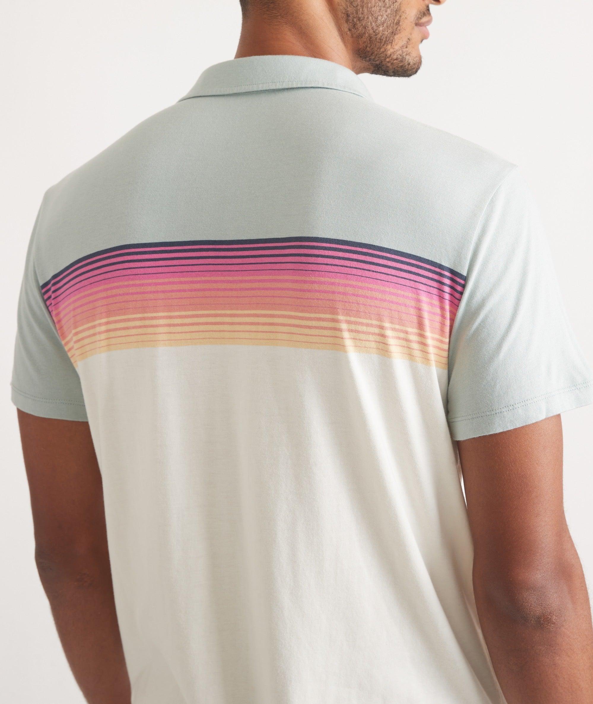 Engineered Stripe Polo Product Image