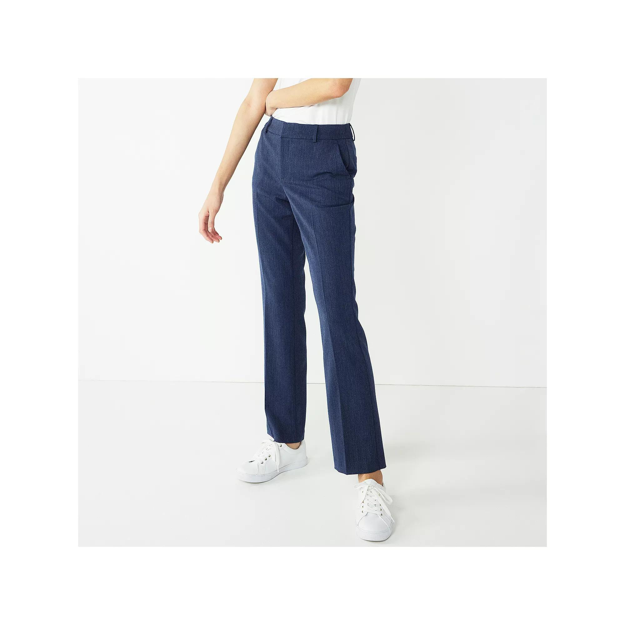 Petite Nine West Barely Bootcut Pants, Women's,  Product Image