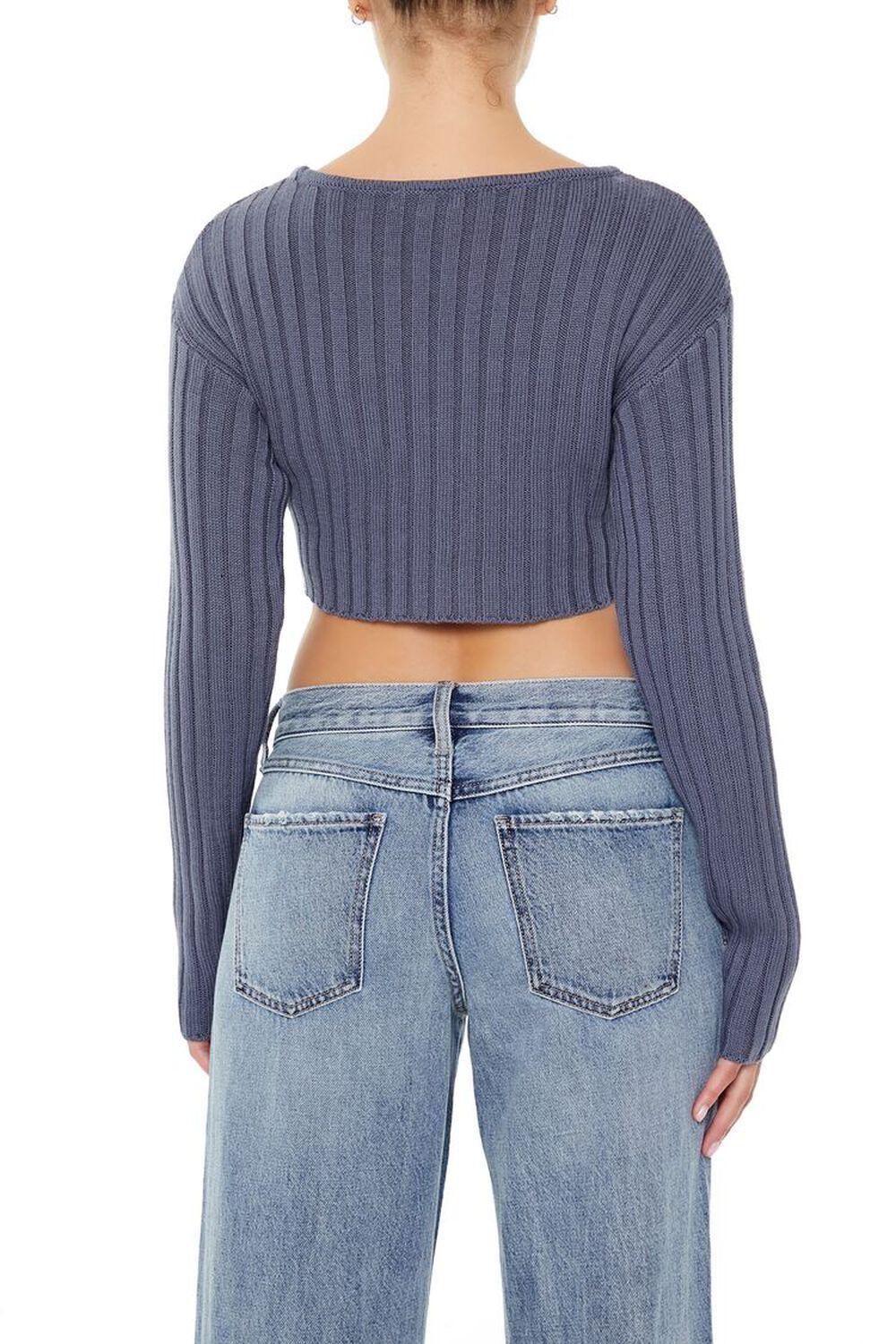 Sharkbite Cropped Sweater | Forever 21 Product Image