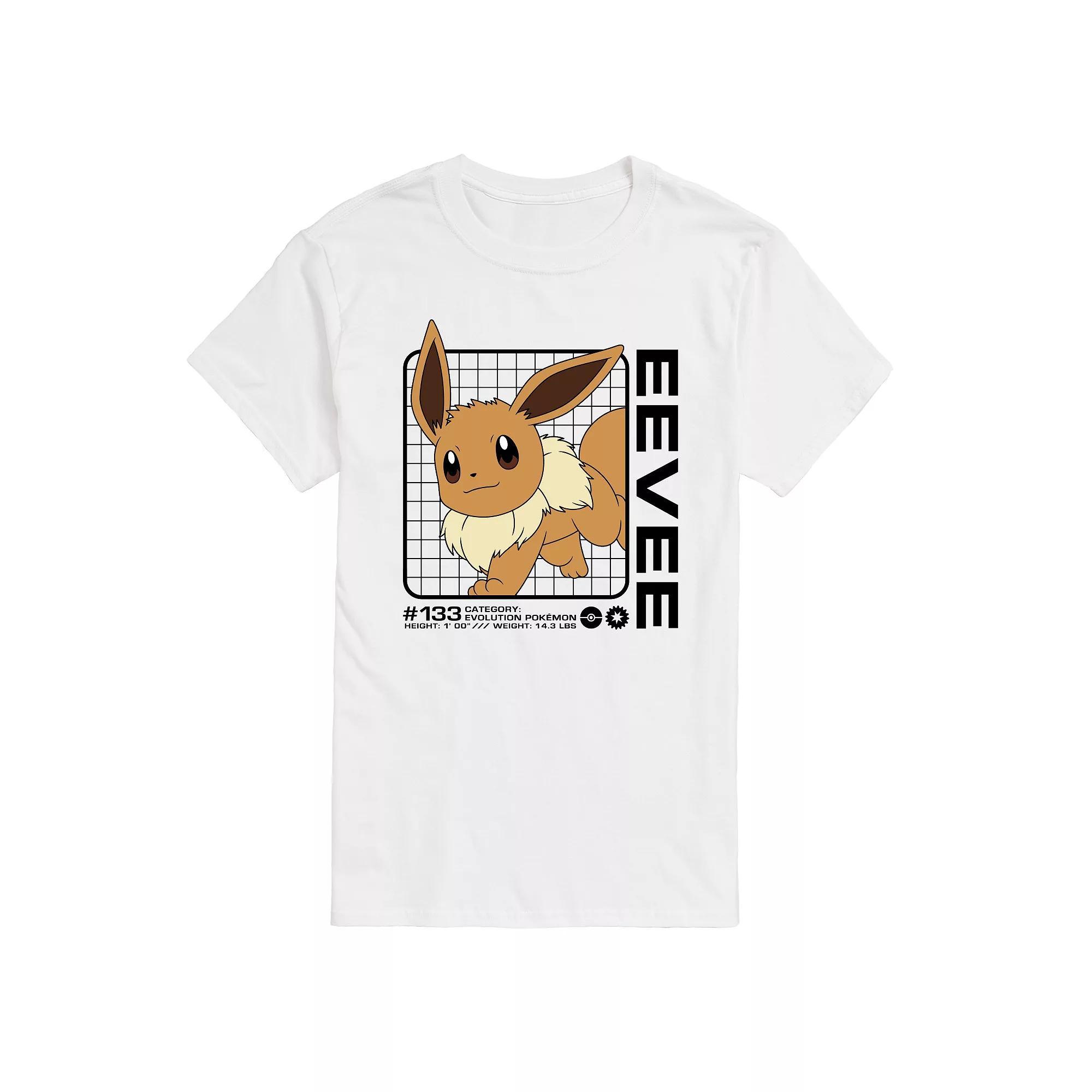 Men's Pokemon Eevee Stats Graphic Tee,  Product Image