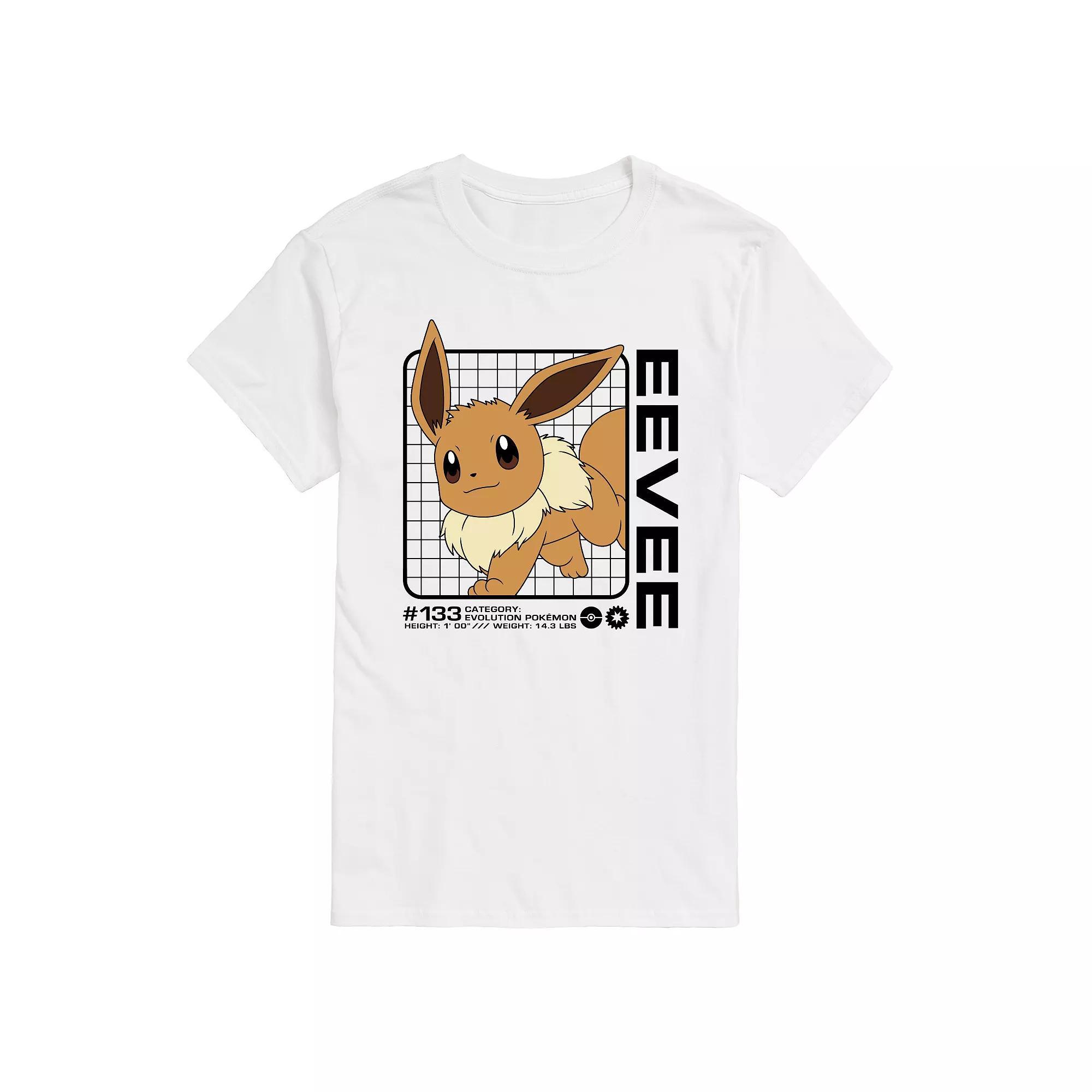 Men's Pokemon Eevee Stats Graphic Tee,  Product Image