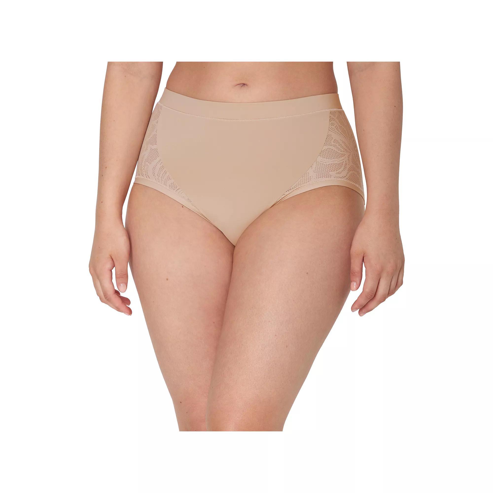 Women's Bali®'s Coolest Smoothing High-Waist Brief Panty DFCSBF, Size: Small, Brown Product Image