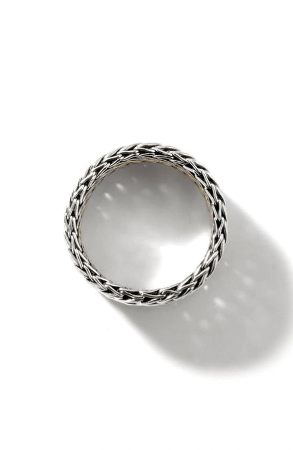 JOHN HARDY Rata Chain 9mm Band Ring In Silver Product Image