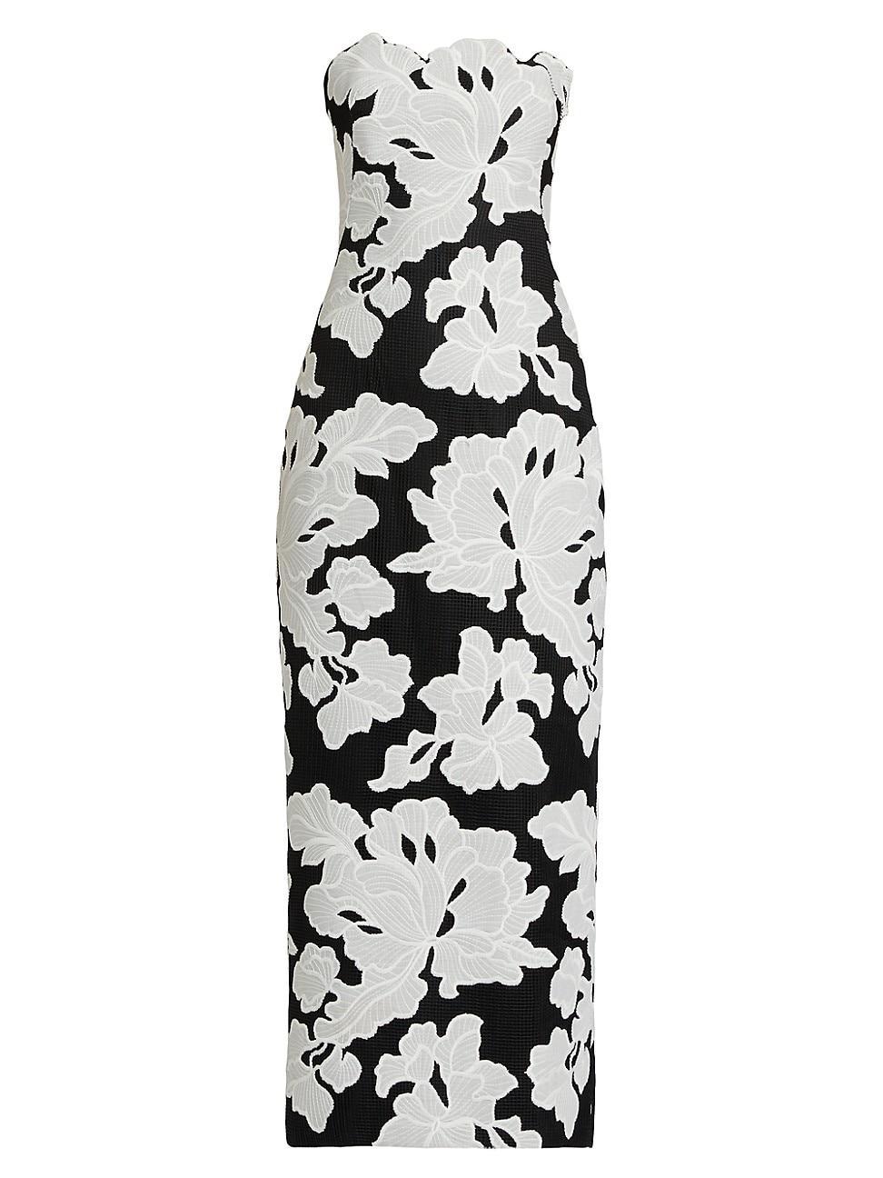 Womens Natasha Strapless Floral Dress Product Image