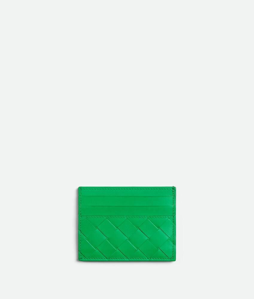 Men's Intrecciato Credit Card Case in Parakeet Product Image