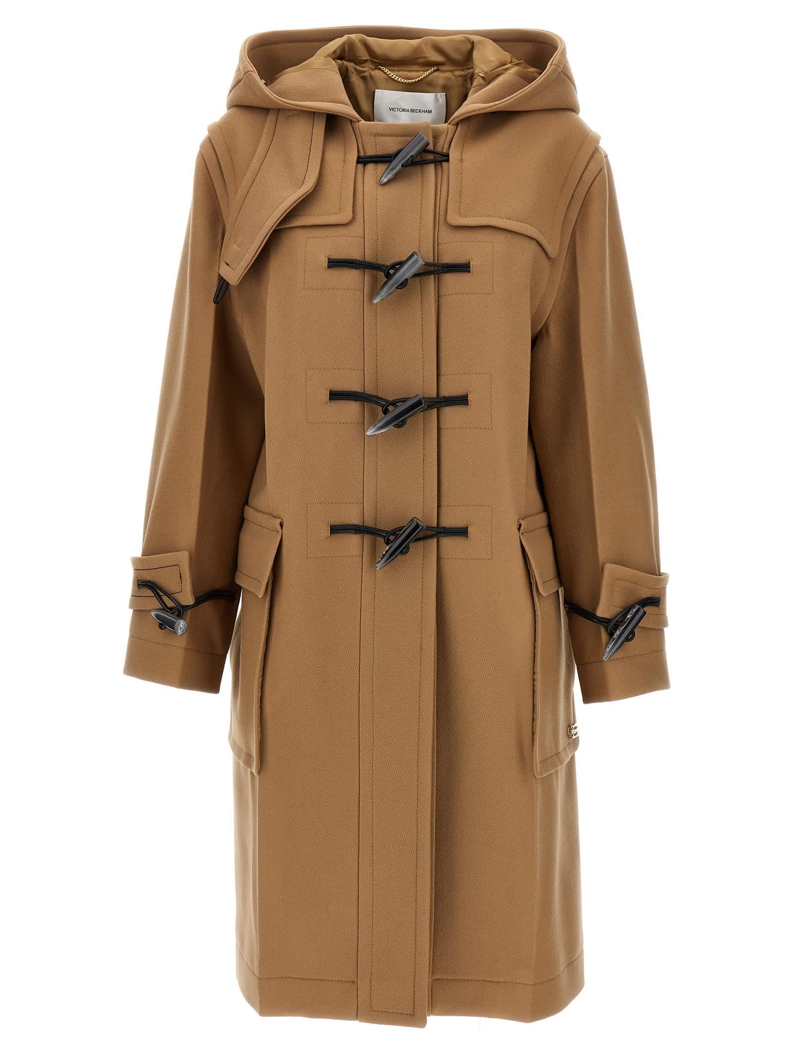 Oversize Coat In Beige Product Image