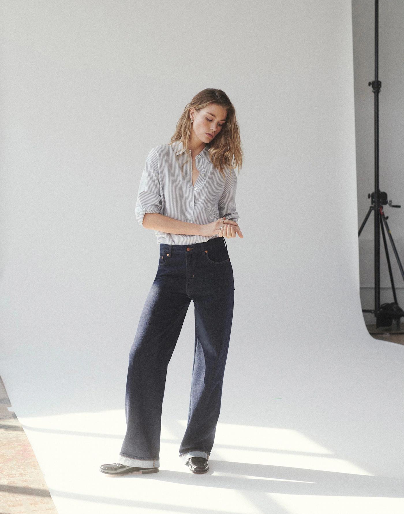 The Perfect Vintage Wide-Leg Jean: Softdrape Denim Edition Product Image