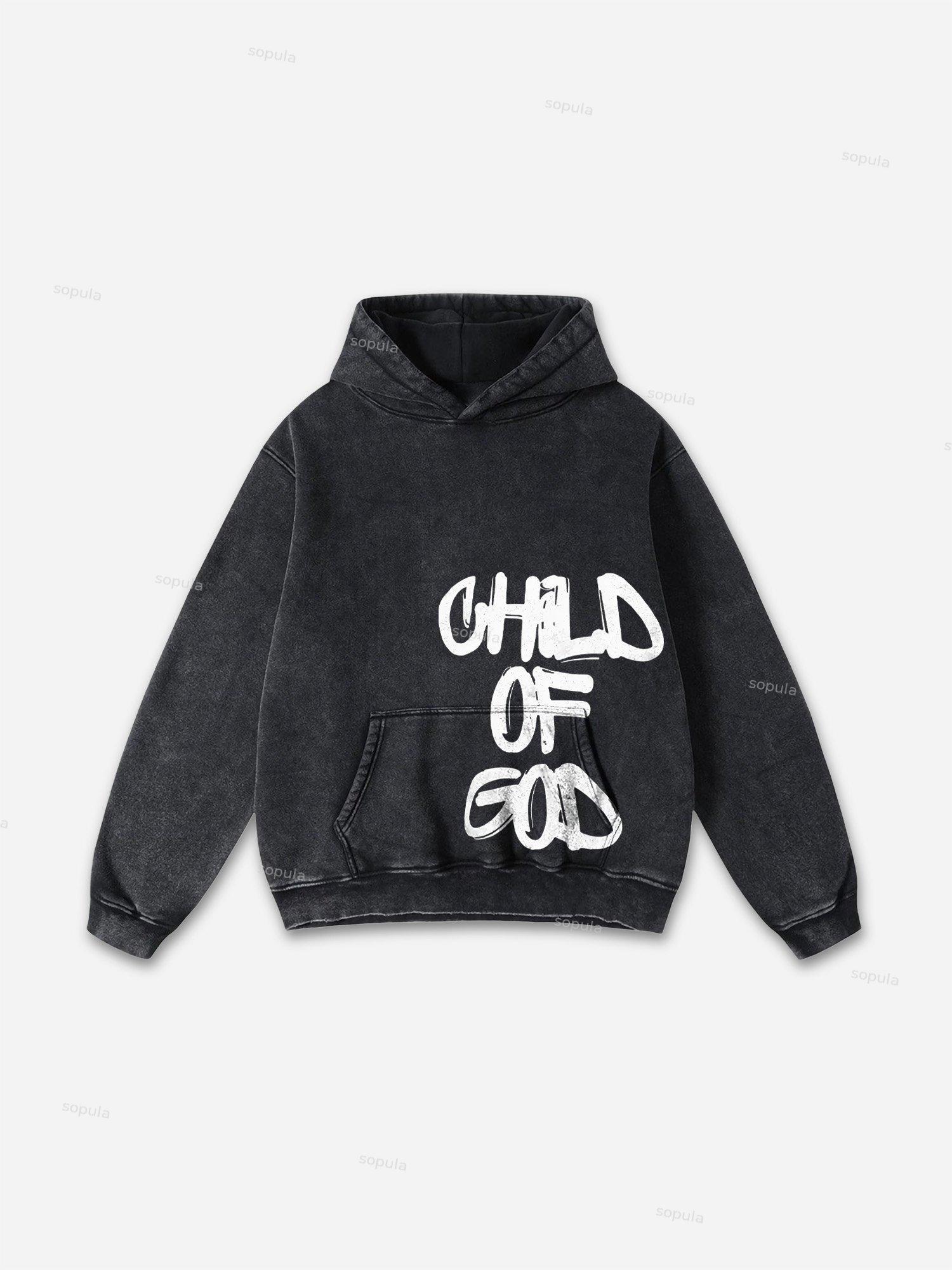 Vintage Spider Graphic Acid Washed Oversized Hoodie Product Image