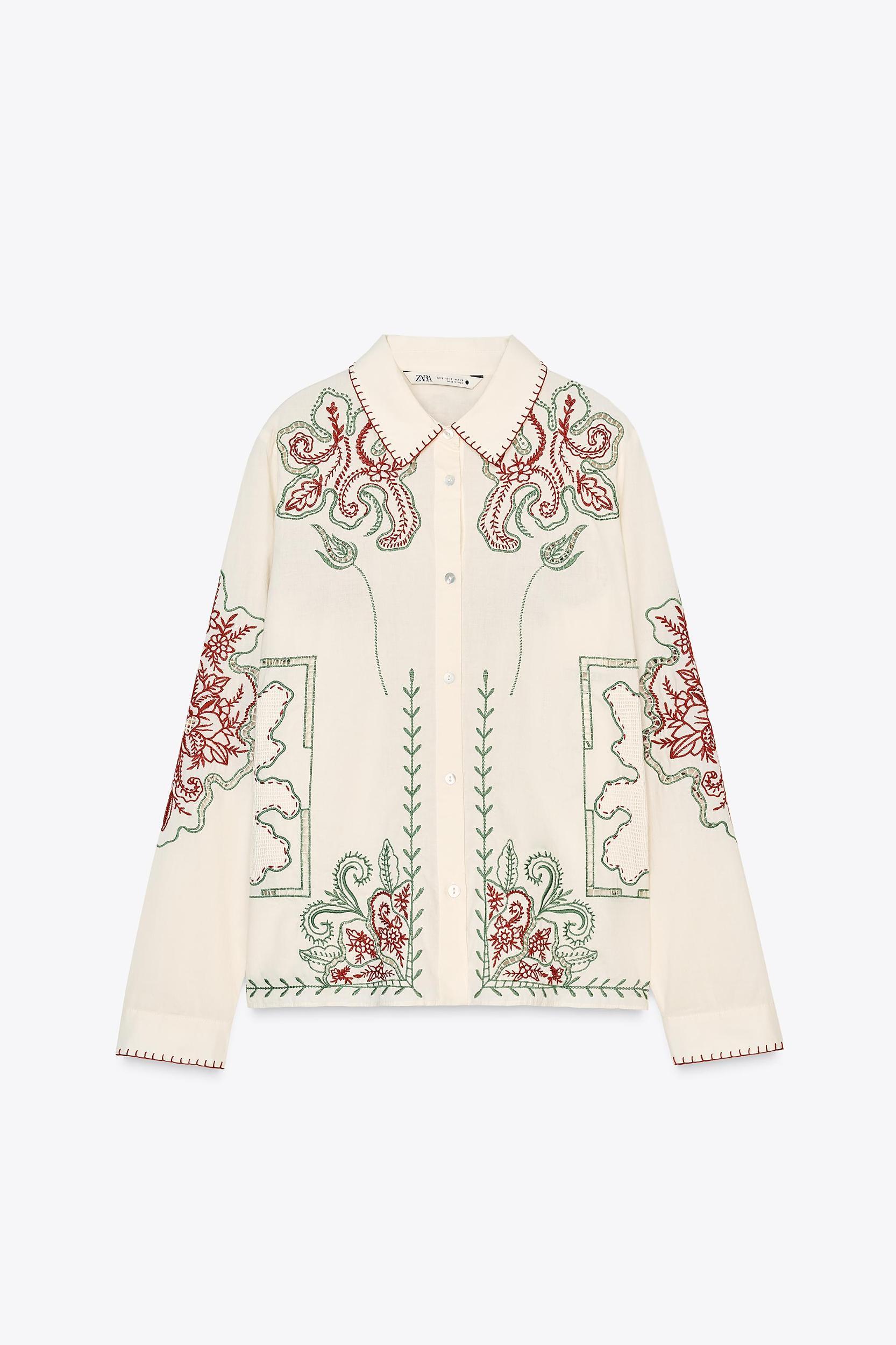 ZW COLLECTION EMBROIDERED SHIRT Product Image