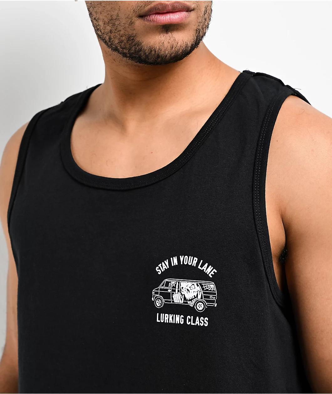 Lurking Class by Sketchy Tank Vannin Black Tank Top Product Image