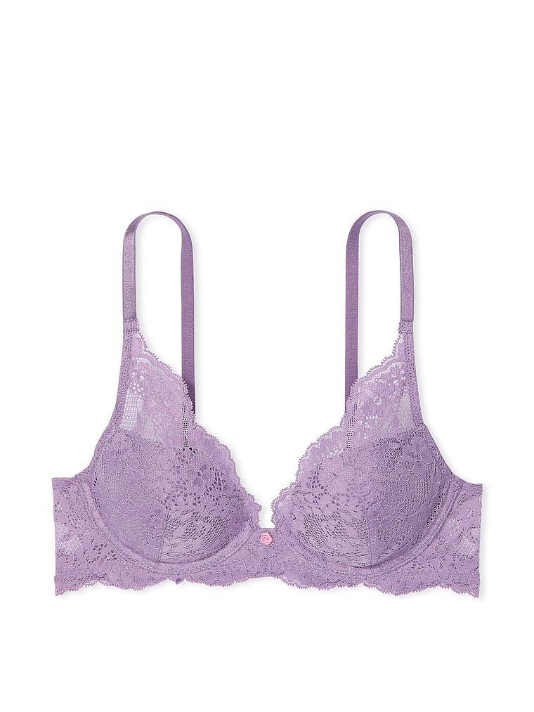 Lace Lightly Lined Plunge Bra Product Image