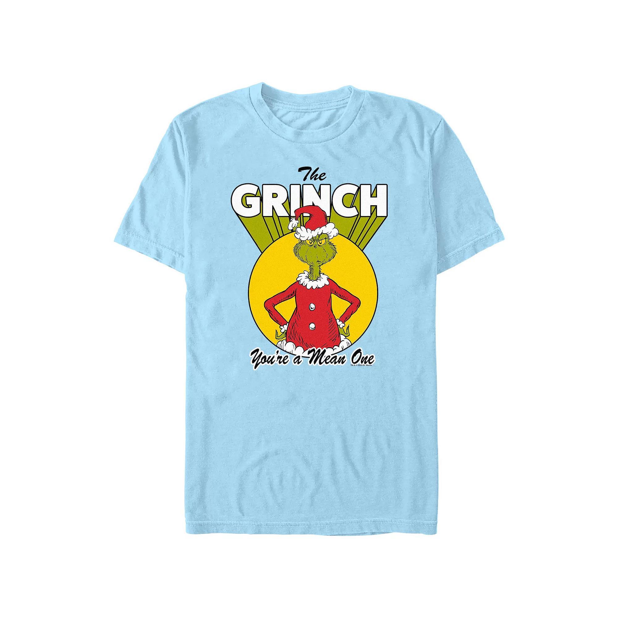Men's Dr. Seuss The Grinch You're A Mean One Graphic Tee,  Product Image