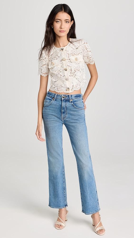 Khaite Vivian New Bootcut Flare Jeans | Shopbop Product Image