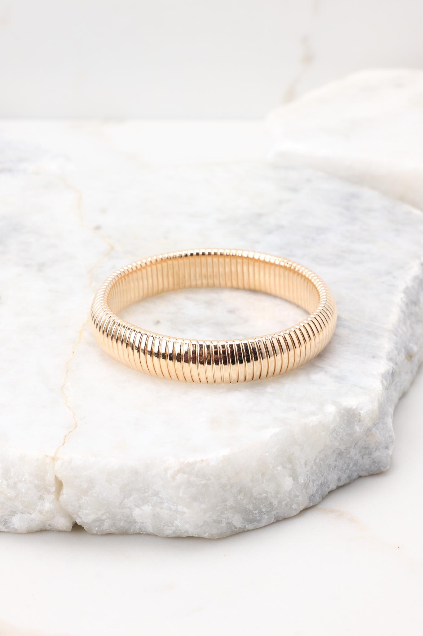 Showing Up Gold Bracelet Product Image