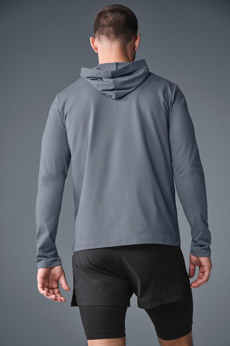 Conquer Reform Long Sleeve With Hood - Steel Grey Product Image