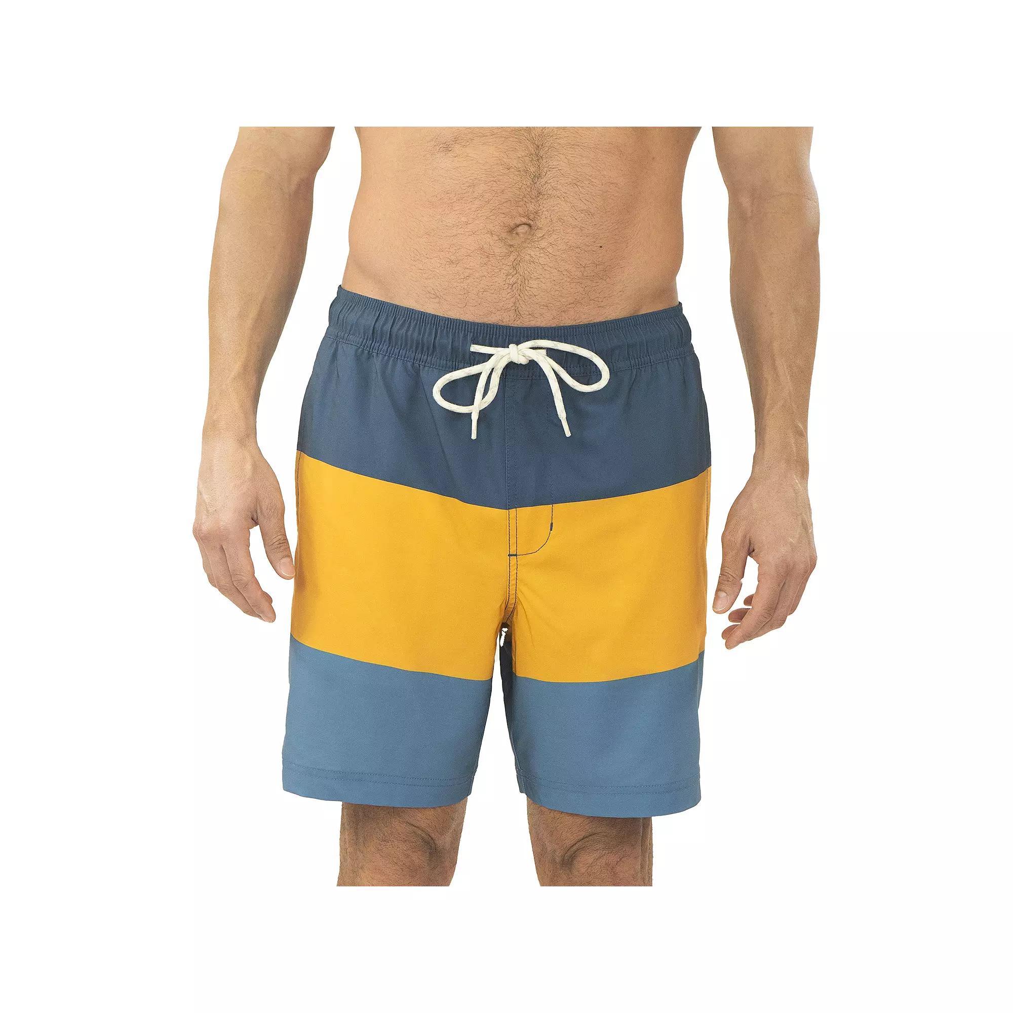Mens Trinity Coast 7 Colorblock Swim Trunks Product Image