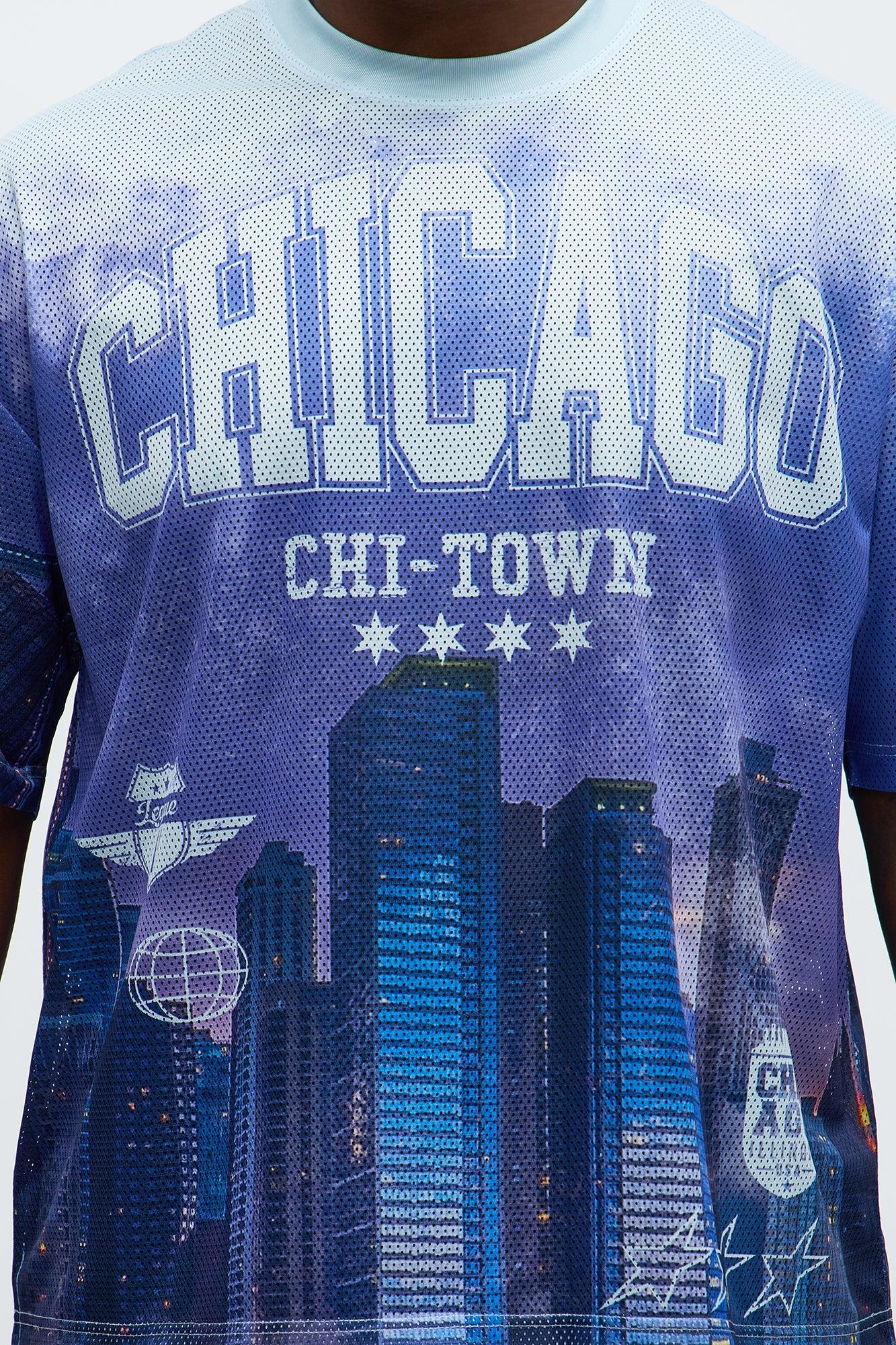 Regular Fit Chicago Tshirt - Blue/combo Male Product Image