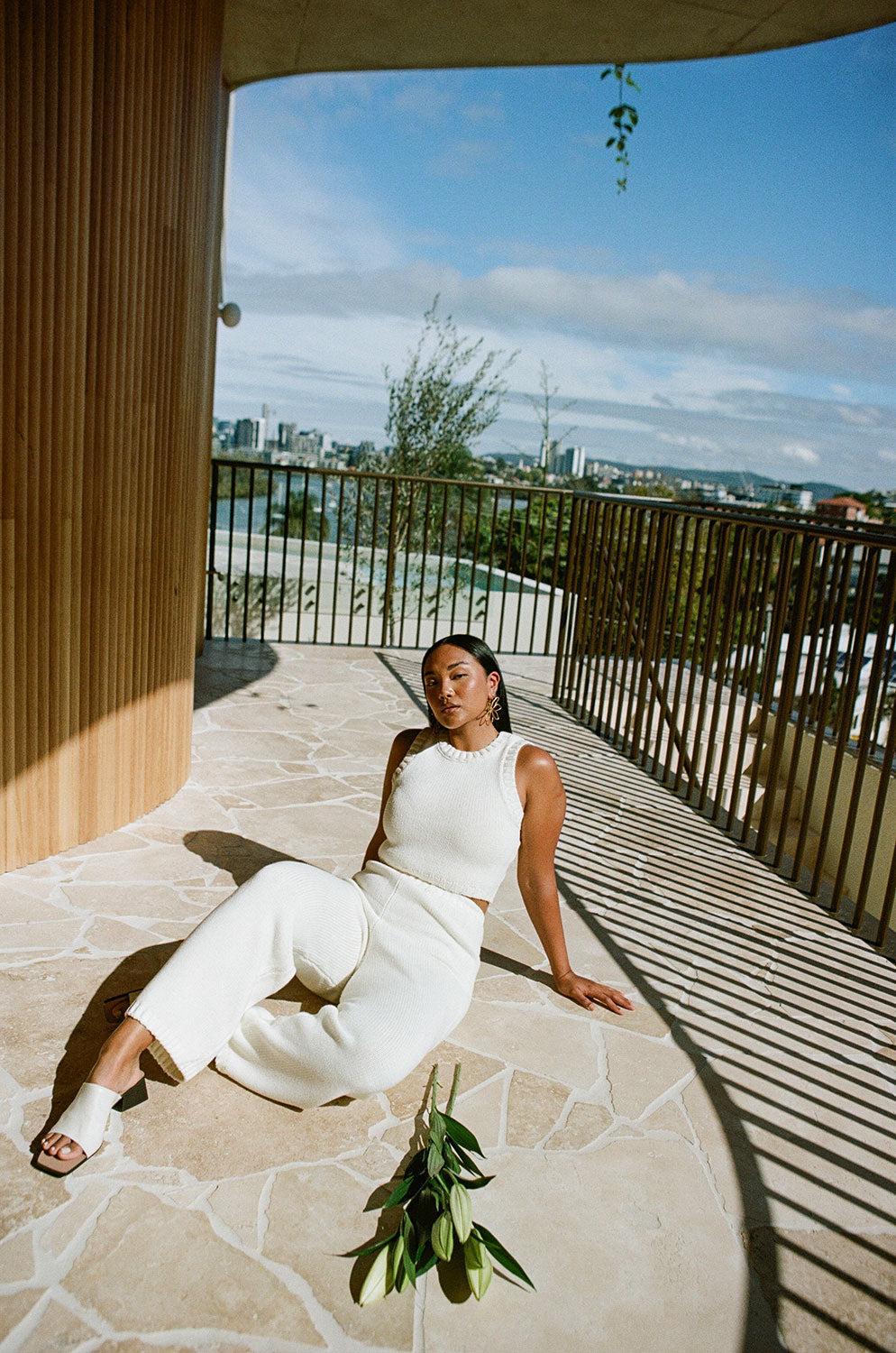 Yukio Pants - White Product Image