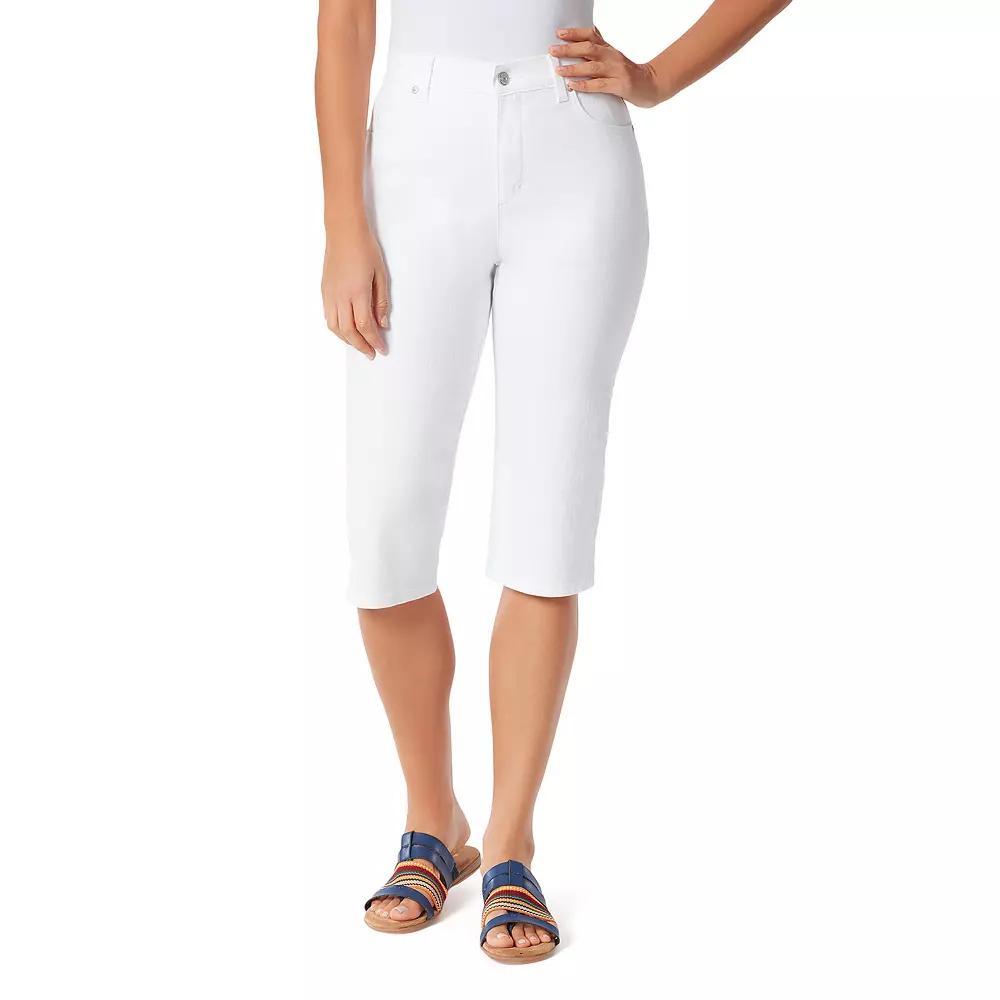 Petite Gloria Vanderbilt Amanda Skimmer Pants, Womens Product Image