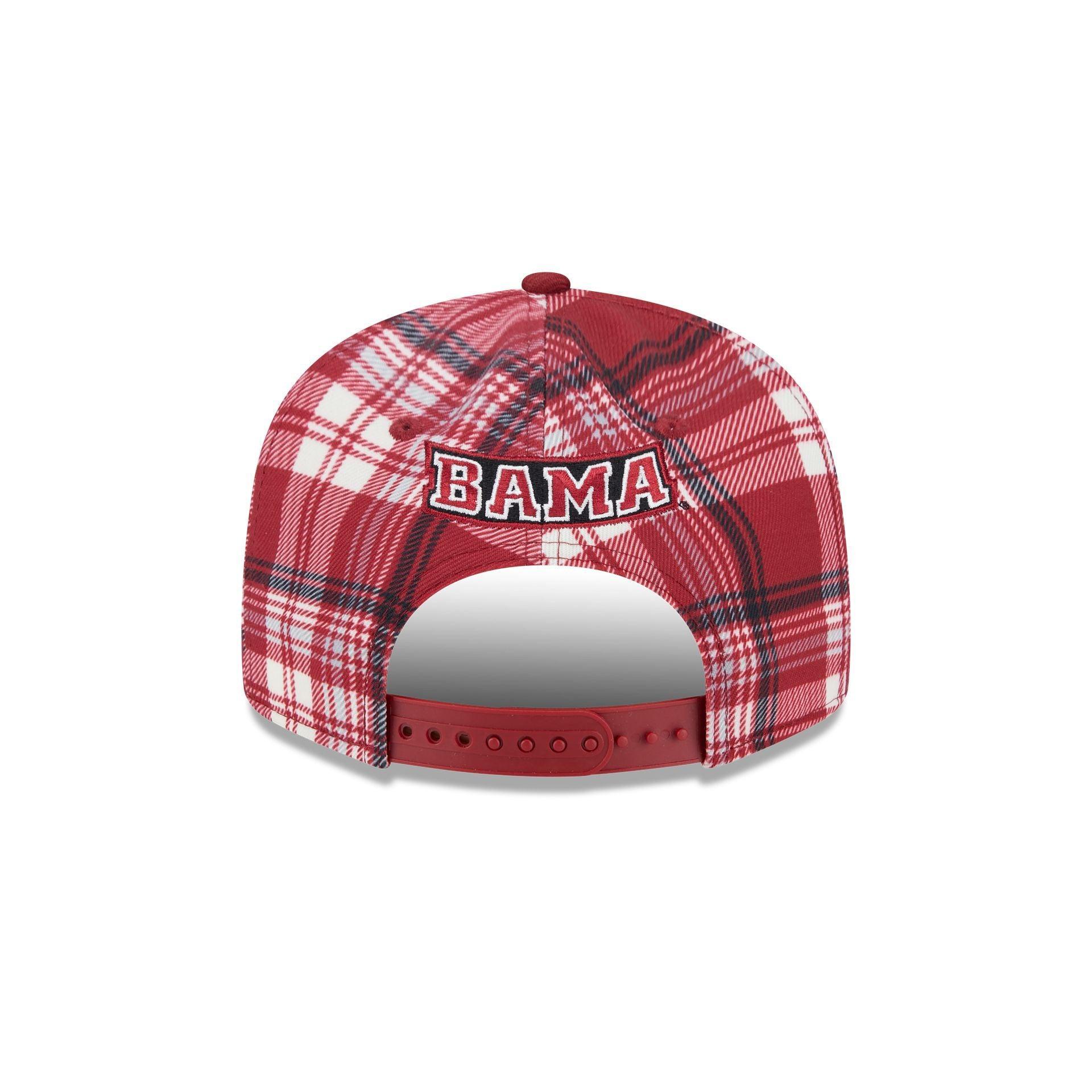 Alabama Crimson Tide Plaid 9FIFTY Snapback Hat Male Product Image