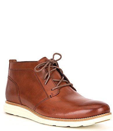 Cole Haan Original Grand Chukka (Woodbury Leather/Ivory) Men's Shoes Product Image