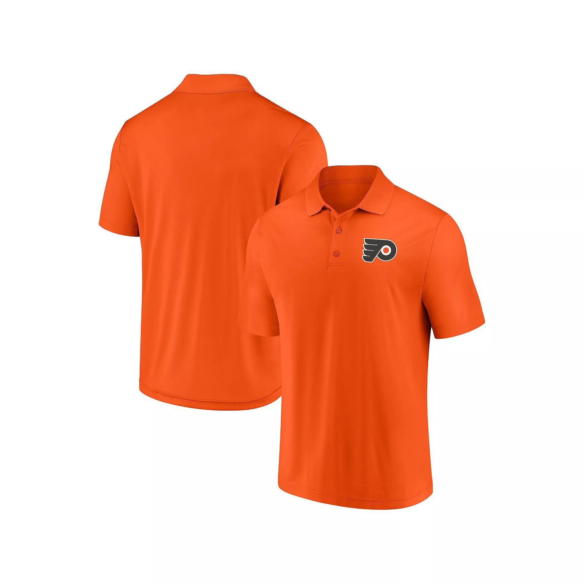 Men's Fanatics Branded Orange Philadelphia Flyers Winning Streak Polo,  Product Image