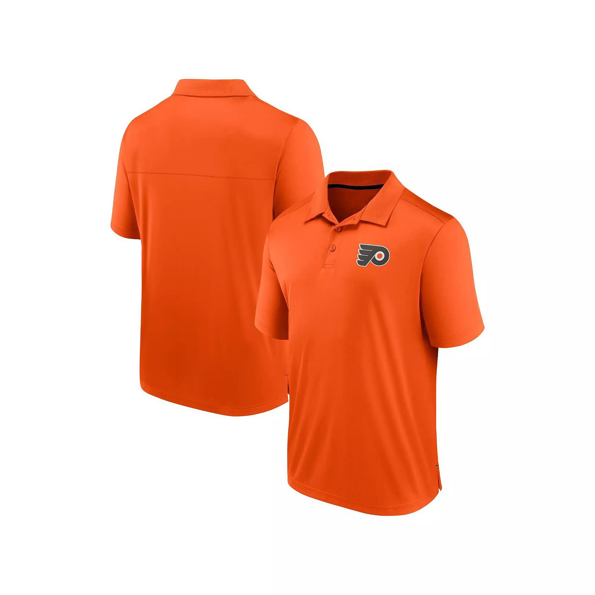 Men's Fanatics Branded Orange Philadelphia Flyers Polo, Size: Medium, Fly Orange Product Image