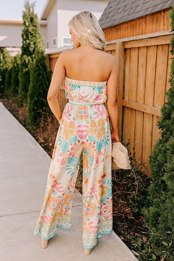 Tropical Retreat Wide Leg Jumpsuit Product Image