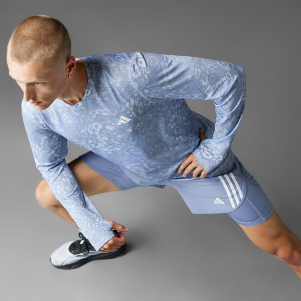 Own the Run CLIMACOOL 3-Stripes Long Sleeve Tee Product Image