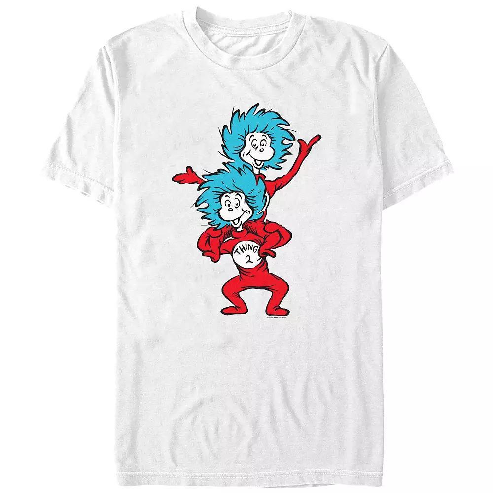 Big & Tall Dr. Seuss Thing 1 And Thing 2 Graphic Tee, Men's,  Product Image