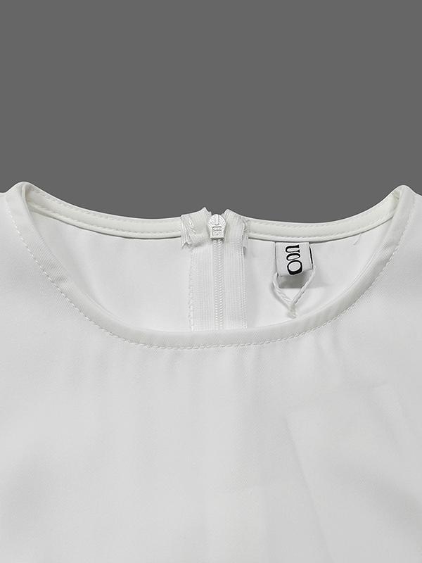 Sleeveless Solid Color Round-Neck Maxi Dresses Product Image