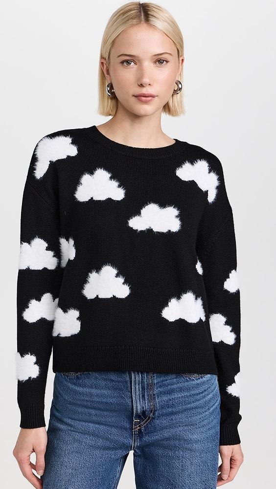 alice + olivia Gleeson Fuzzy Cloud Pullover | Shopbop Product Image