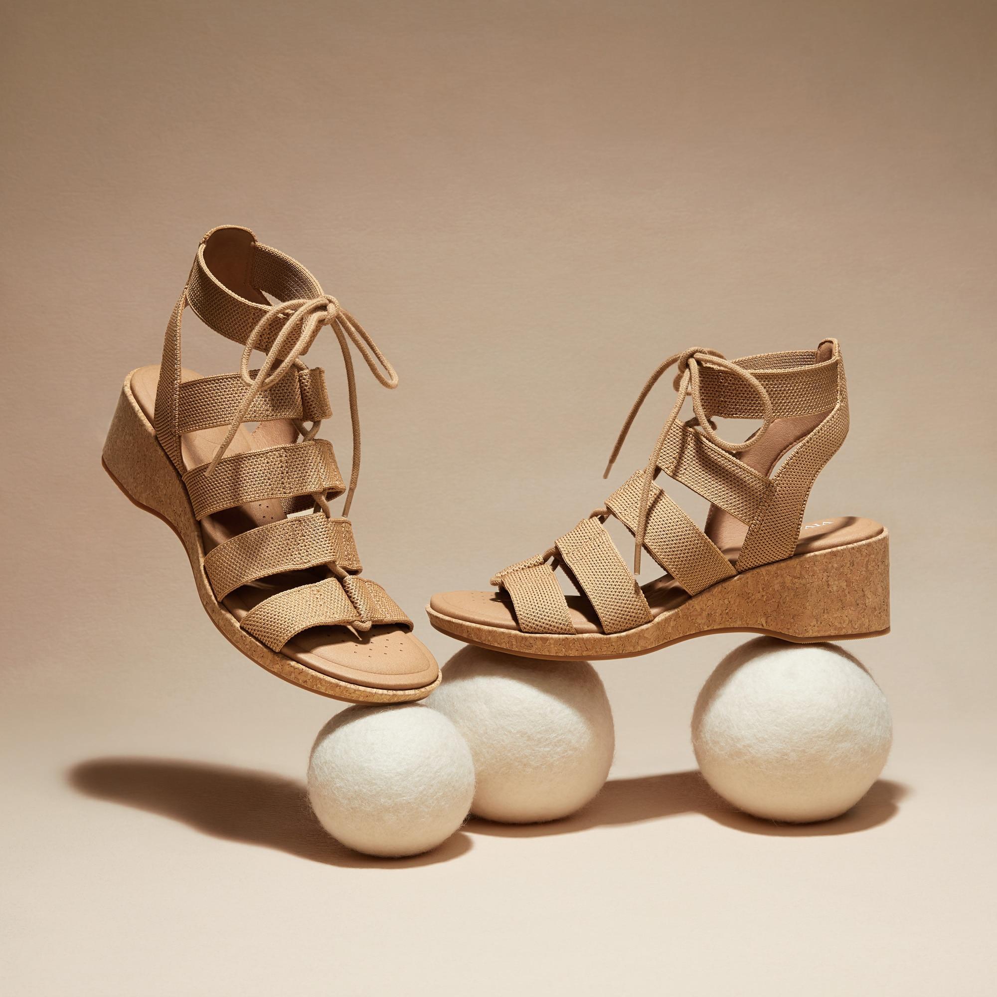 Strap Wedge Sandals (Heidi) Product Image