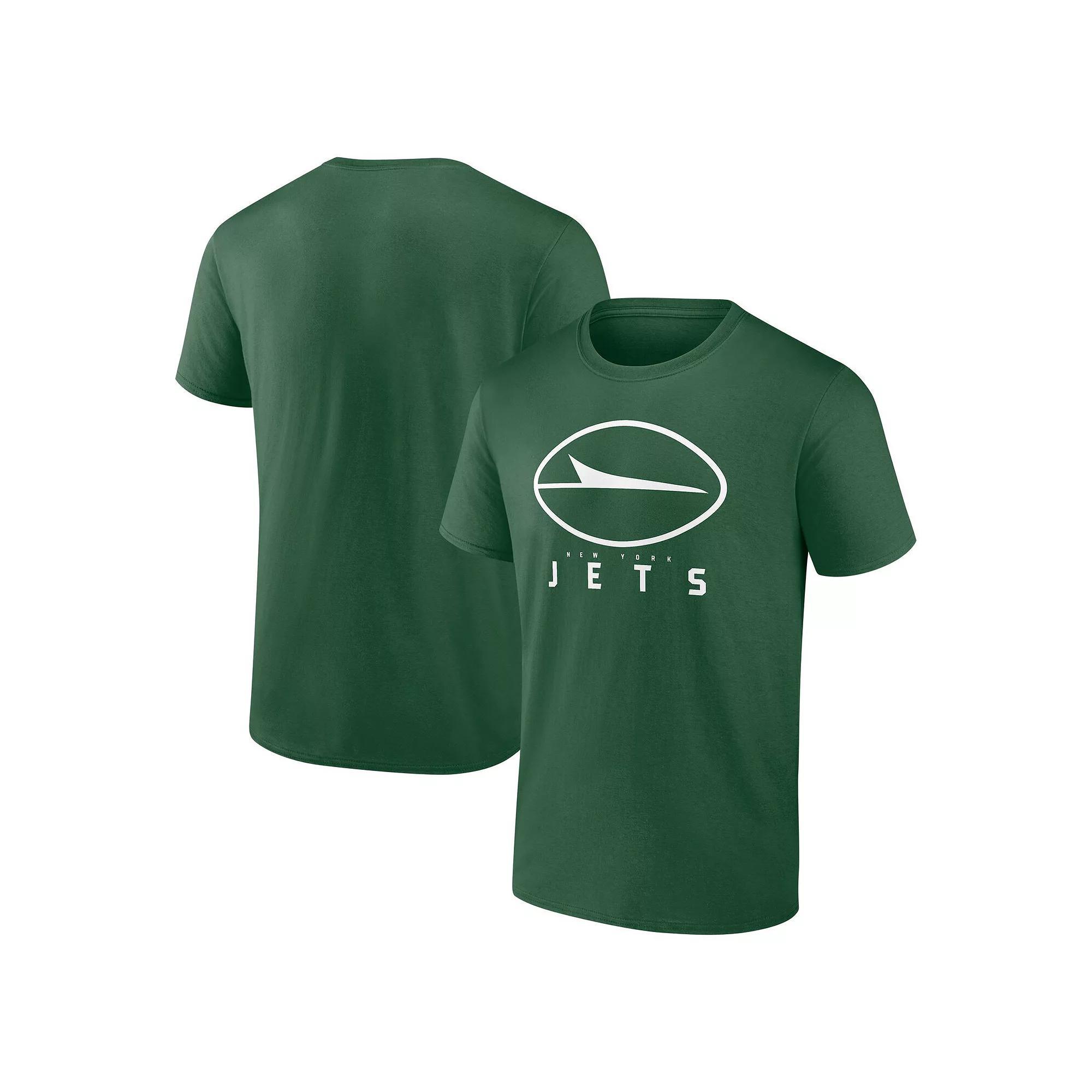 Men's Fanatics Green New York Jets Coordinate T-Shirt,  Product Image